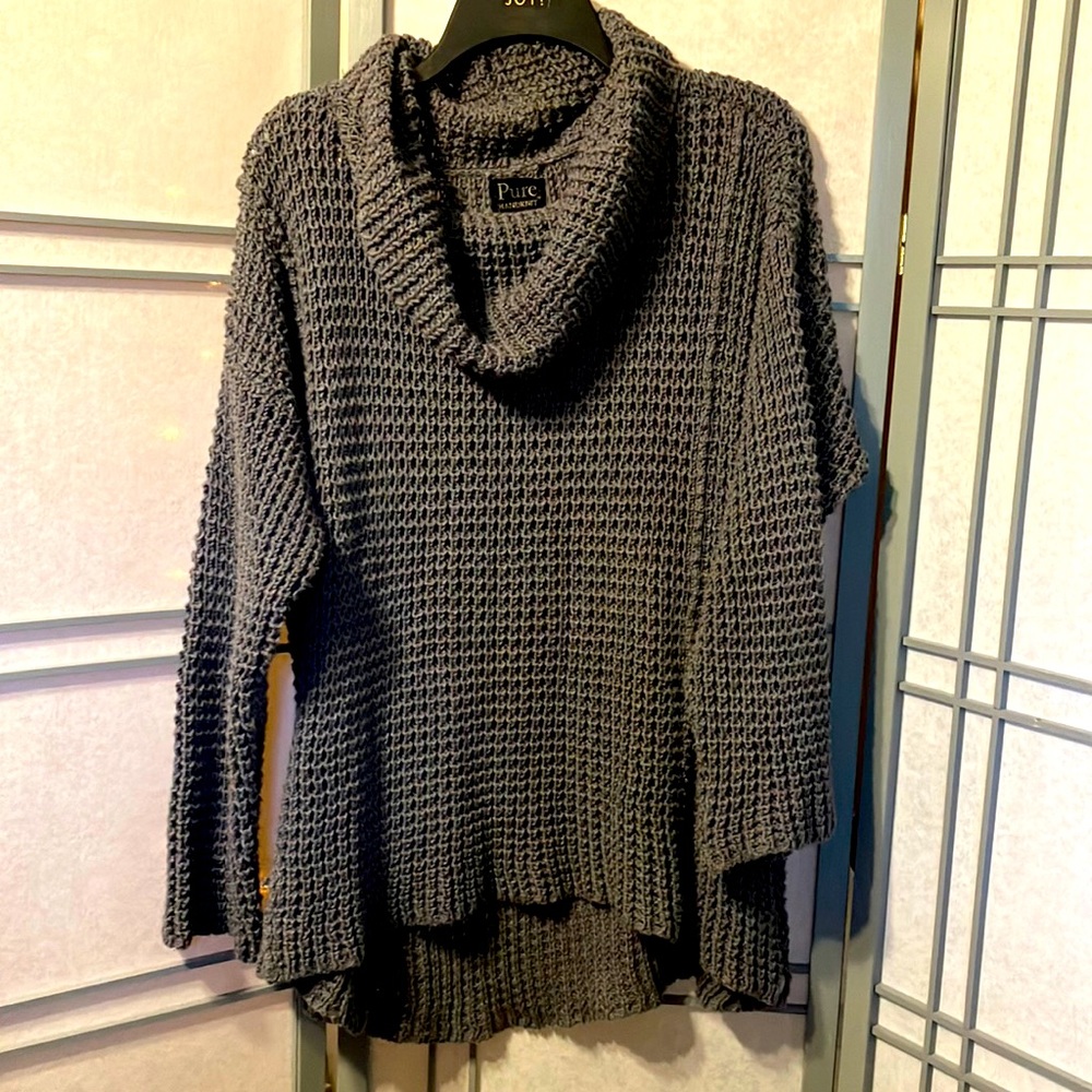 PURE hand knit sweater